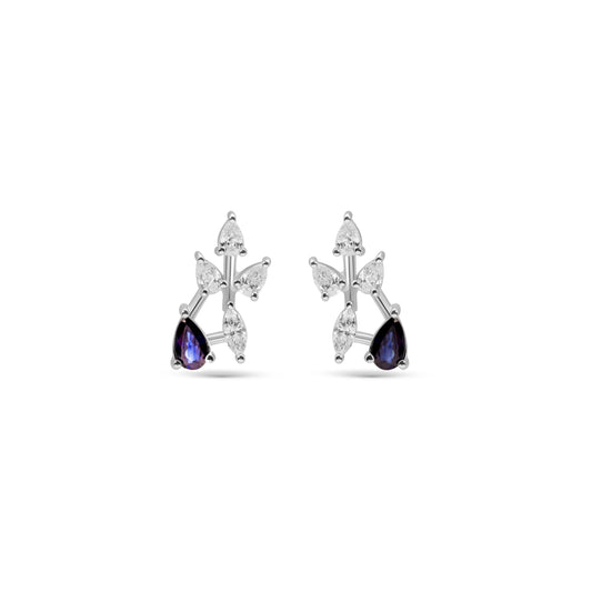 RADIANT SAPPHIRE LUMINE EARRINGS