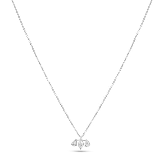 SHIMMERING SOLITAIRE AURORA NECKLACE