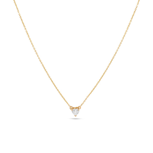 SPARKLING HEART FANCY AURORA NECKLACE