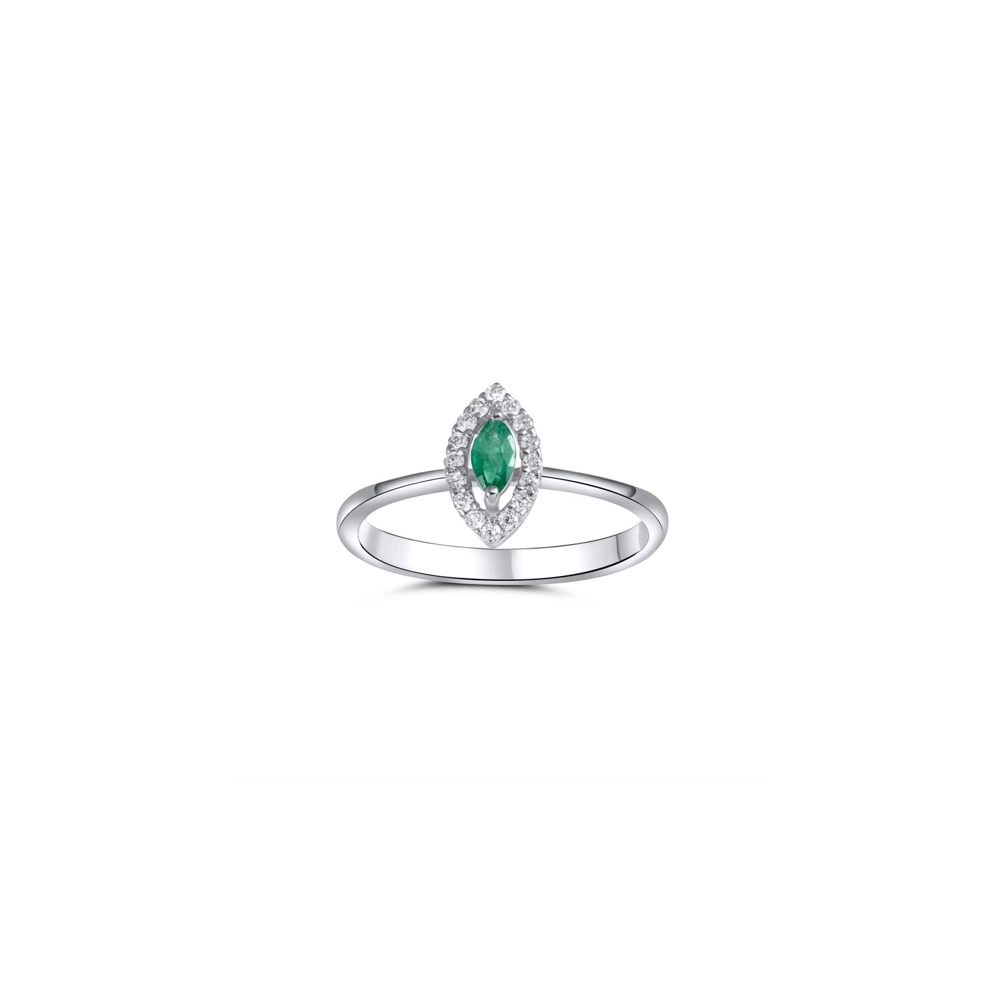 EMERALD FANCY ETERNA RING