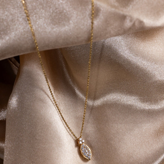 ROUND FANCY SOLARA  NECKLACE