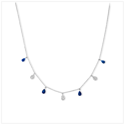 EMERALD PEAR SPECTRA NECKLACE