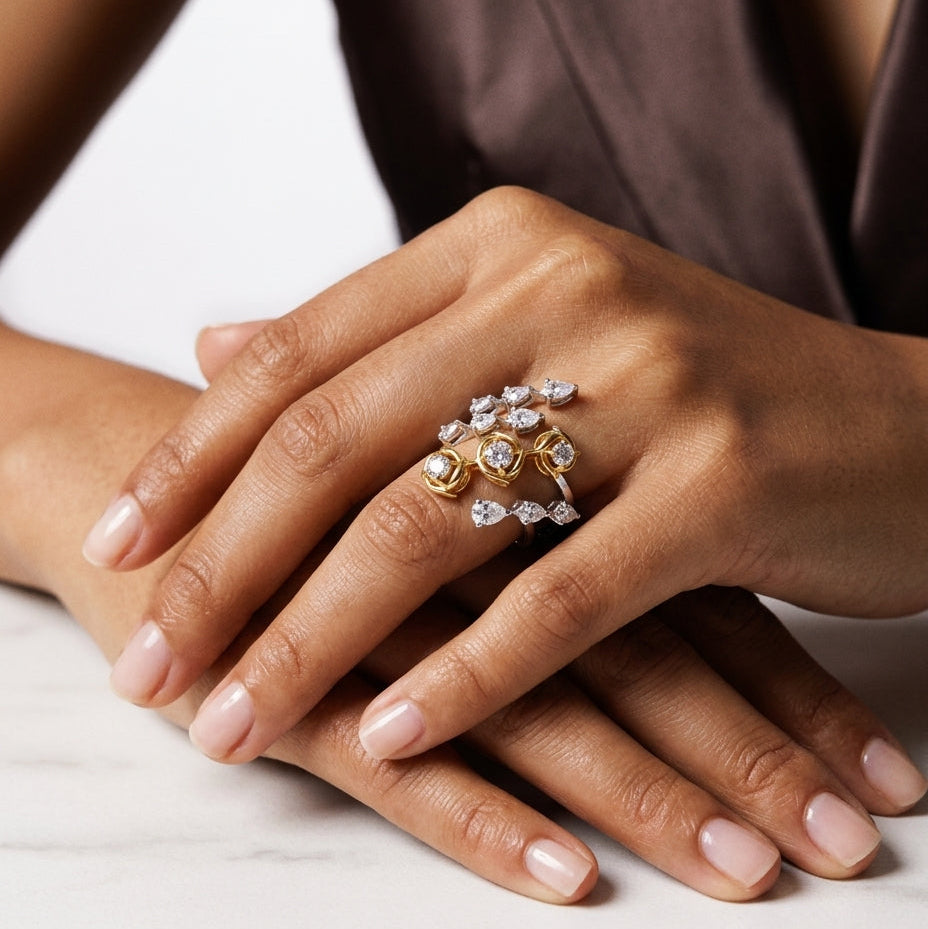 DUAL TONE AURA RING